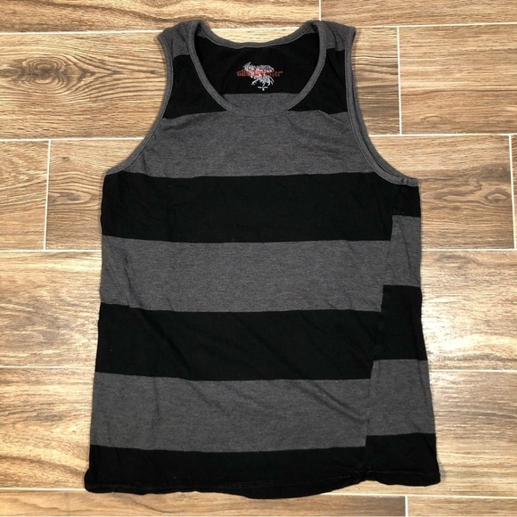 Blind Rooster Black and Grey Tank Top, Size Small/Unisex - Picture 1 of 8